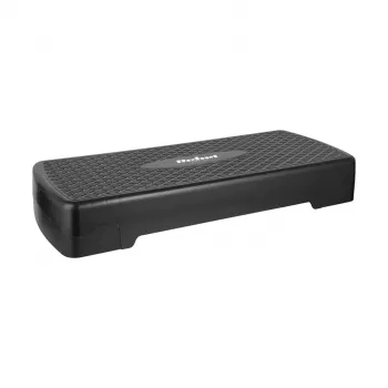 Fitness step Rebel Active 2-stupňový, polypropylén, protišmykový povrch, 680×280 mm, podporované nastavenie výšky