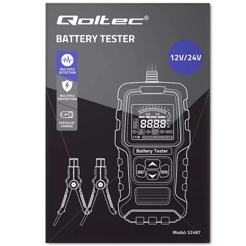 Qoltec 52487 displej čierny