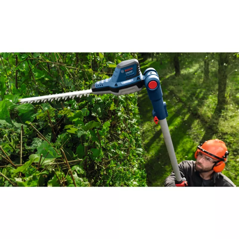 Bosch GHE 18V-50 TP akumulátorové nožnice na živý plot čierna, modrá, červená, ušľachtilá oceľ
