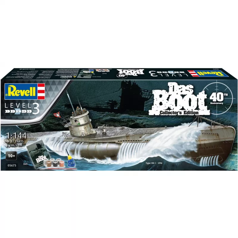 Model v mierke Revell DAS BOOT 40. výročie darčeková sada