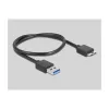 HDD/SSD puzdro DeLOCK 42011 čierne 2,5 palca SATA III 5 Gbit/s