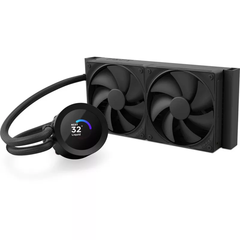 NZXT Kraken Plus 240 procesorový all-in-one kvapalinový chladič 12 cm čierna