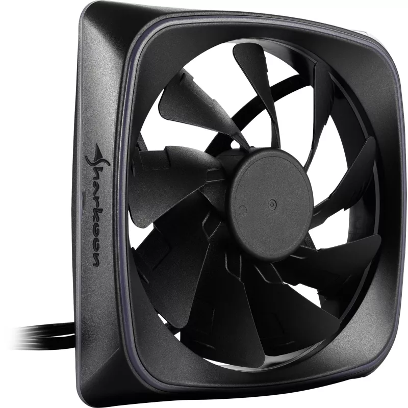 Ventilátor Sharkoon RGB SHARK Lights 12 cm čierny