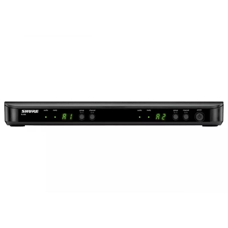Shure BLX288E/SM58-H8E – bezdrôtový systém s prijímačom a dvoma mikrofónmi SM58