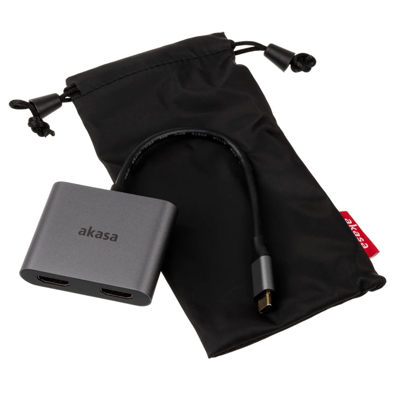USB grafický adaptér Akasa AK-CBCA26-18BK