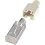 renkforce RJ45 konektor, tienený, CAT5e konektor, rovný póly: 8P8C H9540.1-10 béžový H9540.1-10 10 ks (H9540.1-10)