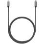 USB kábel Satechi ST-U4C25M USB4 Gen 3x2 0,25 m čierny sivý