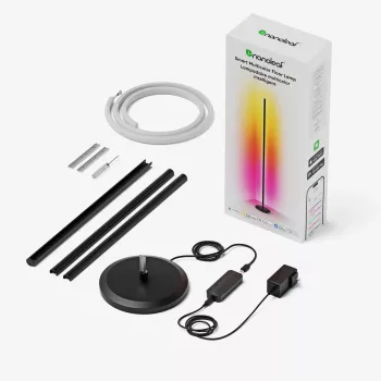 Stojacia lampa Nanoleaf N7204K02-1FL 22W RGBW – nastaviteľné RGB a ladené biele osvetlenie