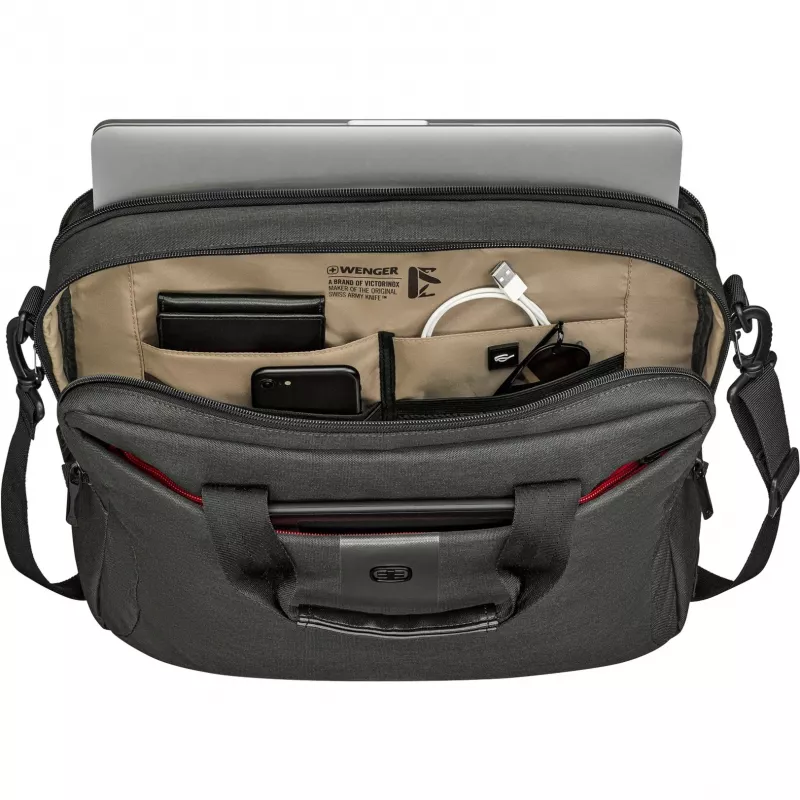 Aktovka Wenger SwissGear MX Eco Brief 40,6 cm 16 palcov sivá