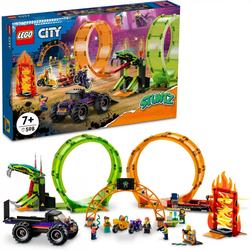 LEGO City 60339 LEGO® CITY Stunt show dvojitá slučka (60339)