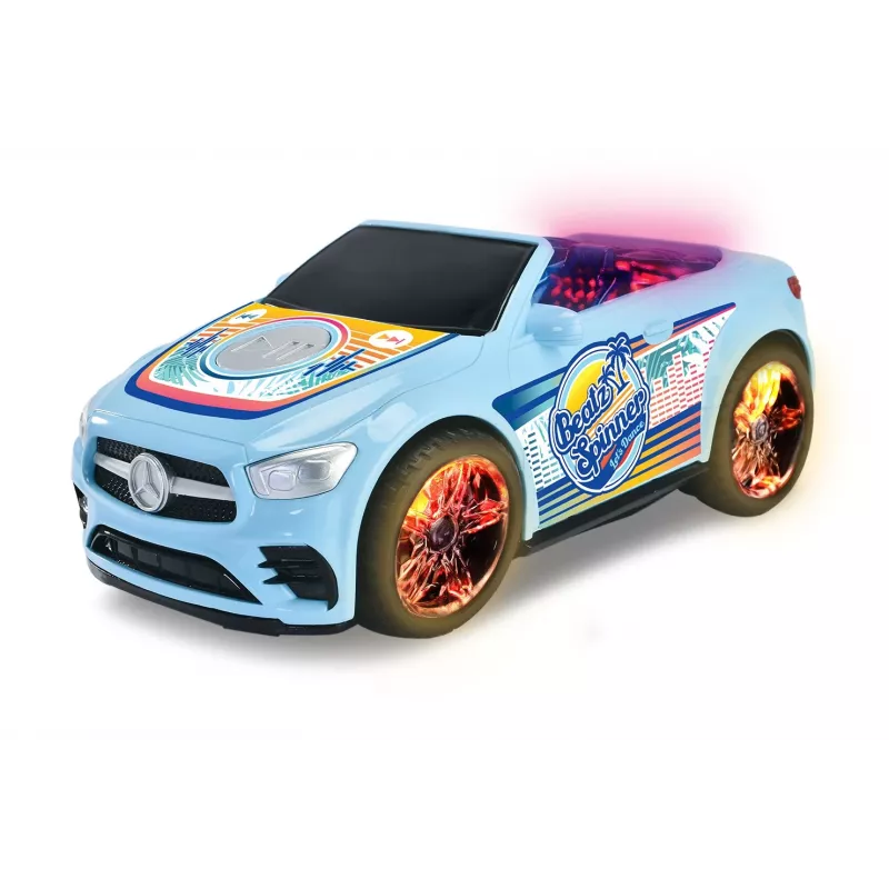 Auto Dickie Toys Mercedes-Benz E-Class Beat Spinner modré 3 AA batérie