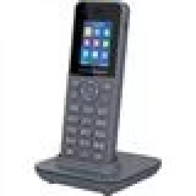Grandstream DP725 bezdrôtové DECT HD slúchadlo, 1,8-palcový farebný TFT displej, 20 SIP účtov/liniek, push-to-talk, sivé