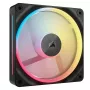 Corsair iCUE LINK LX120-R RGB Reverse ventilátor do skrinky, 120 mm, PWM, 400–2400 ot./min, čierny