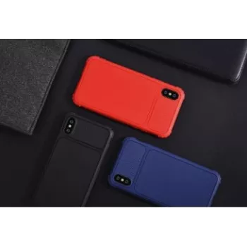 Nárazuvzdorné ochranné puzdro Devia Shark1 pre iPhone XS Max 6.5, modrá