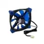 INTER-TECH Nitrox N-120-B 120mm ventilátor skrine - modrý