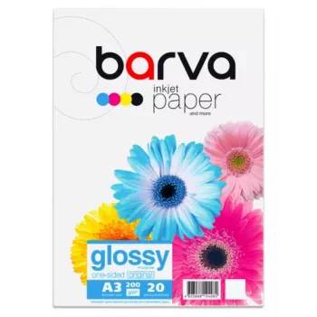 Fotopapier Barva (IP-C200-346) Glossy, 200 g/m², A3, 20 listov