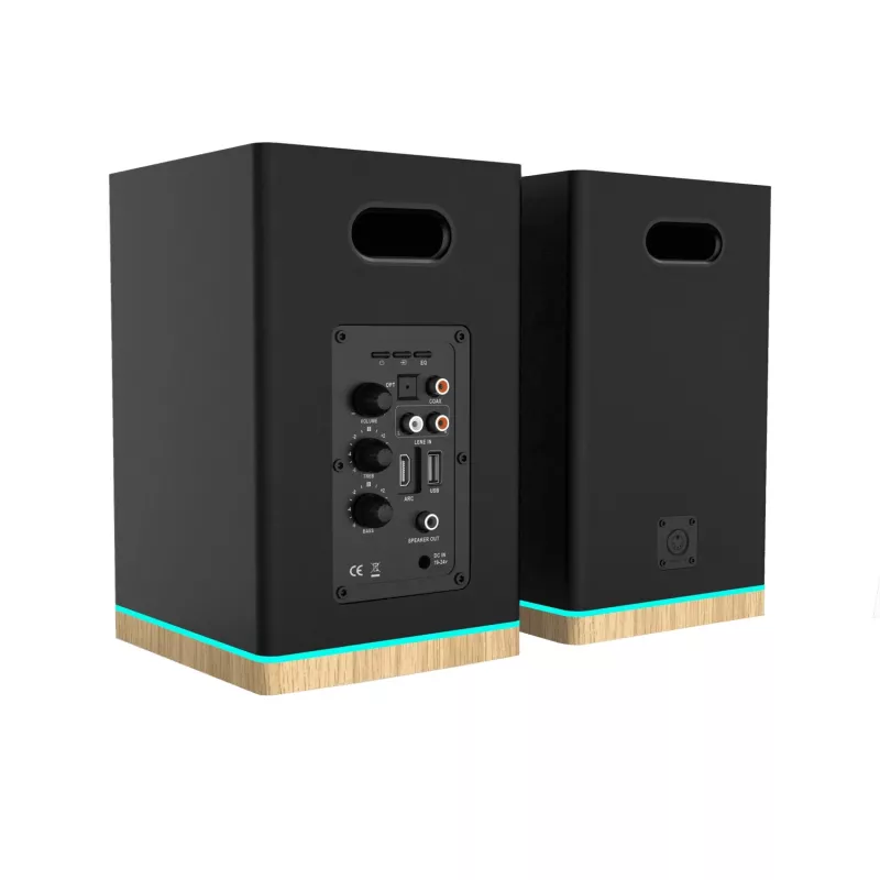 Blaupunkt BS60BK LED policové reproduktory, Bluetooth, HDMI ARC, čierne