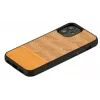 Puzdro na telefón Man and Wood pre iPhone 12 mini, rybí vzor arancia čierna