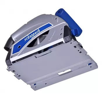 Kotúčová píla Scheppach PL55, 1200 W, 230 V, kotúč Ø160 mm, 24 zubov, hĺbka rezu 49,5 mm (90°), výkyvná, drevo