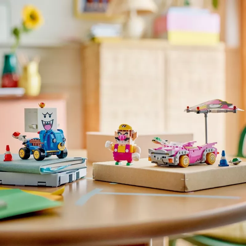 LEGO stavebná hračka sada 72038 Super Mario Mario Kart Wario King Buu Huu – postavy a prvky trate