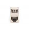 Keystone modul Digitus CAT 8.1 RJ-45 tienený plochý biely
