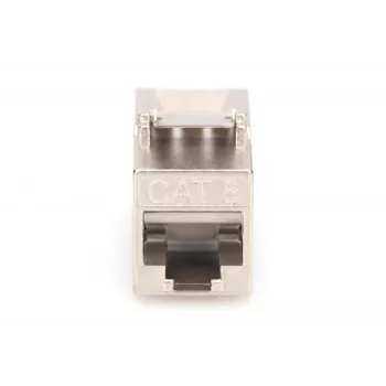 Keystone modul Digitus CAT 8.1 RJ-45 tienený plochý biela