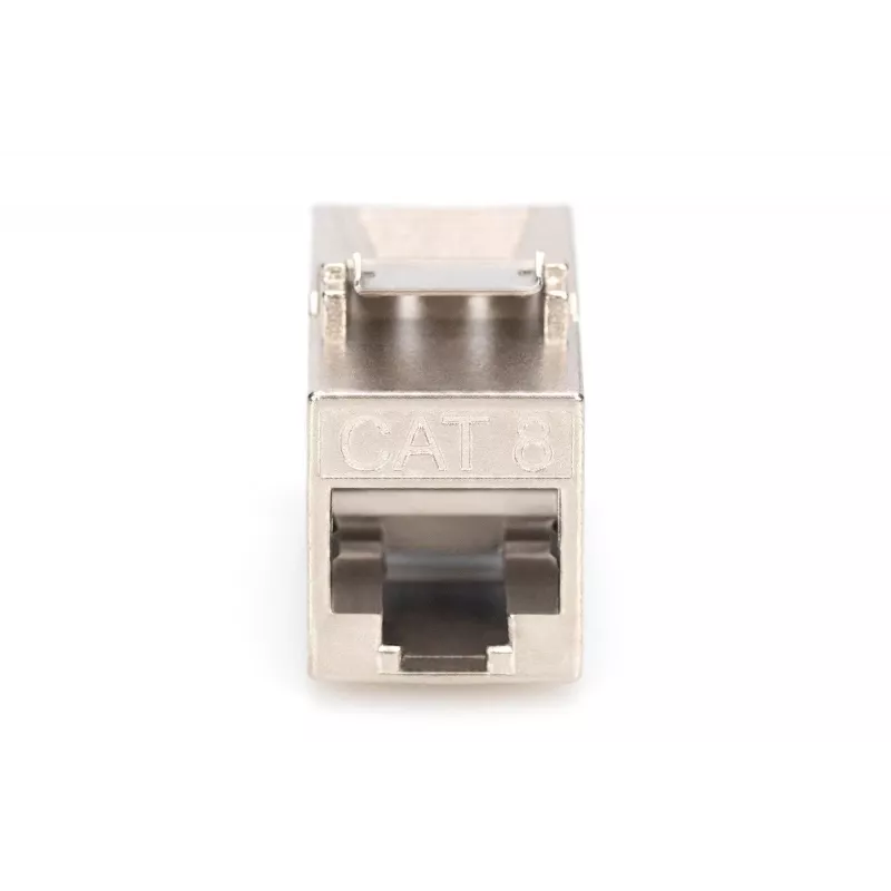 Keystone modul Digitus CAT 8.1 RJ-45 tienený plochý biely