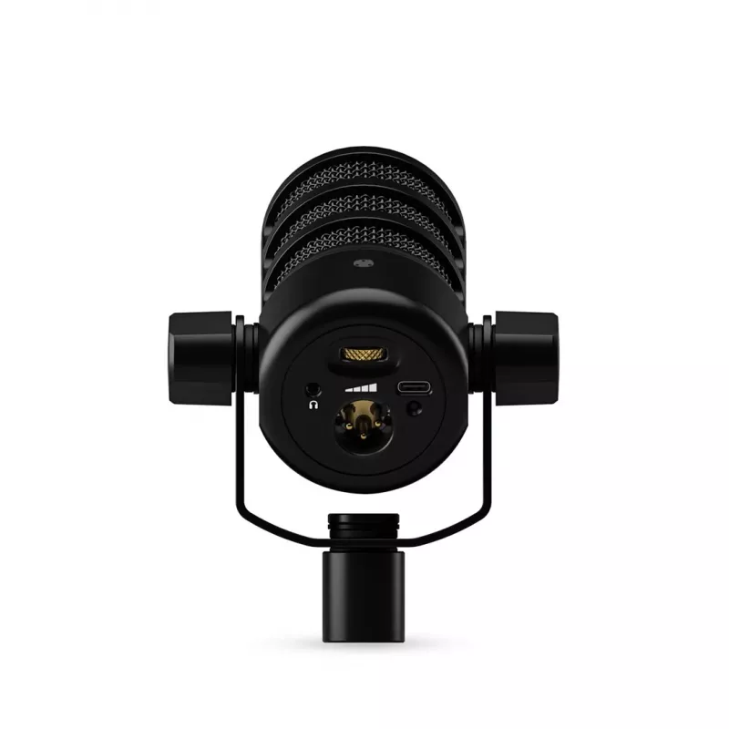 Štúdiový mikrofón RØDE PodMic USB — kardioidný XLR/USB, 24-bit/48 kHz, USB-C, výstup na slúchadlá, otočný regulátor hlasitosti, čierny