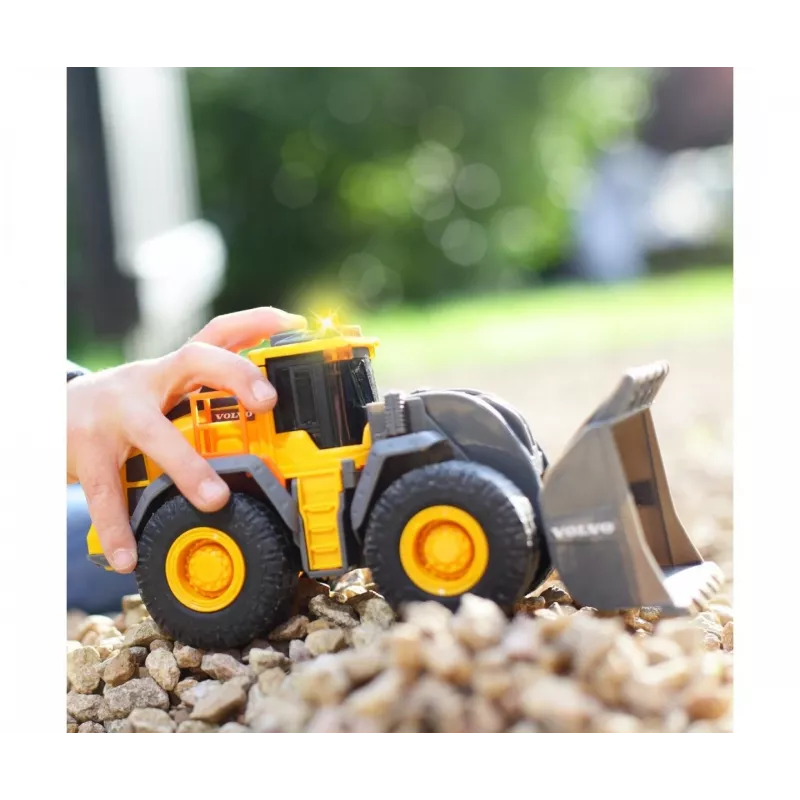 Dickie Toys Volvo kolesový nakladač so svetlom a zvukom (203723006)