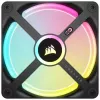 Corsair CO-9051001-WW iCUE LINK QX120 RGB skriňový ventilátor, 120 mm, PWM, s teplotným senzorom, čierny