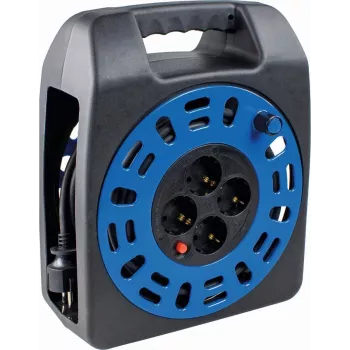 Káblový bubon box Bachmann 393.0060 — 20 m kábel, 4× zásuvka Schuko