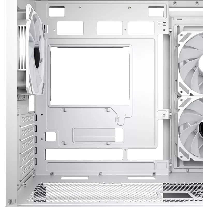 PC skriňa Sharkoon MK6 RGB Midi Tower biela