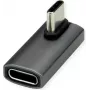 ROLINE USB4 40G Type-C adaptér samec/samica 90° zahnutý hliník (12.03.2933)