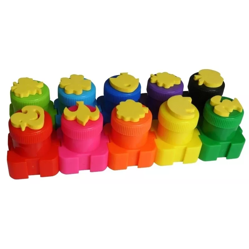 Colorino Kids prstové farby 10 farieb