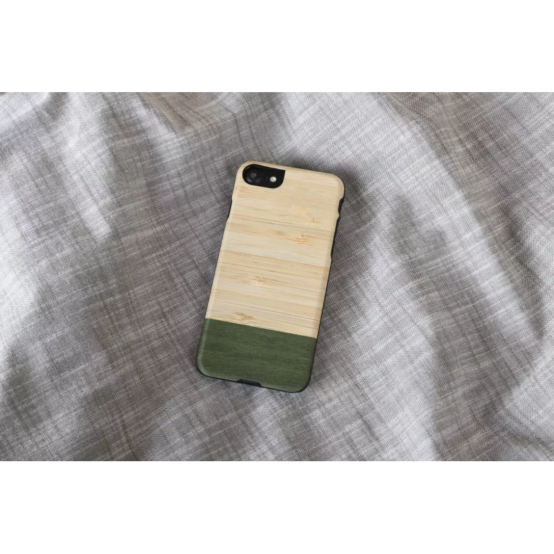 Puzdro na telefón man and wood pre iPhone 7/8 – bambusový les čierna