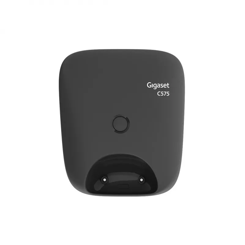Gigaset C575 analógový/DECT telefón so zobrazením čísla volajúceho čierny