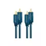 Stereo audio kábel (2x Cinch konektor samec/2x Cinch konektor samec) – 1,0 m koaxiálny kábel Cinch pre silný stereo zvuk