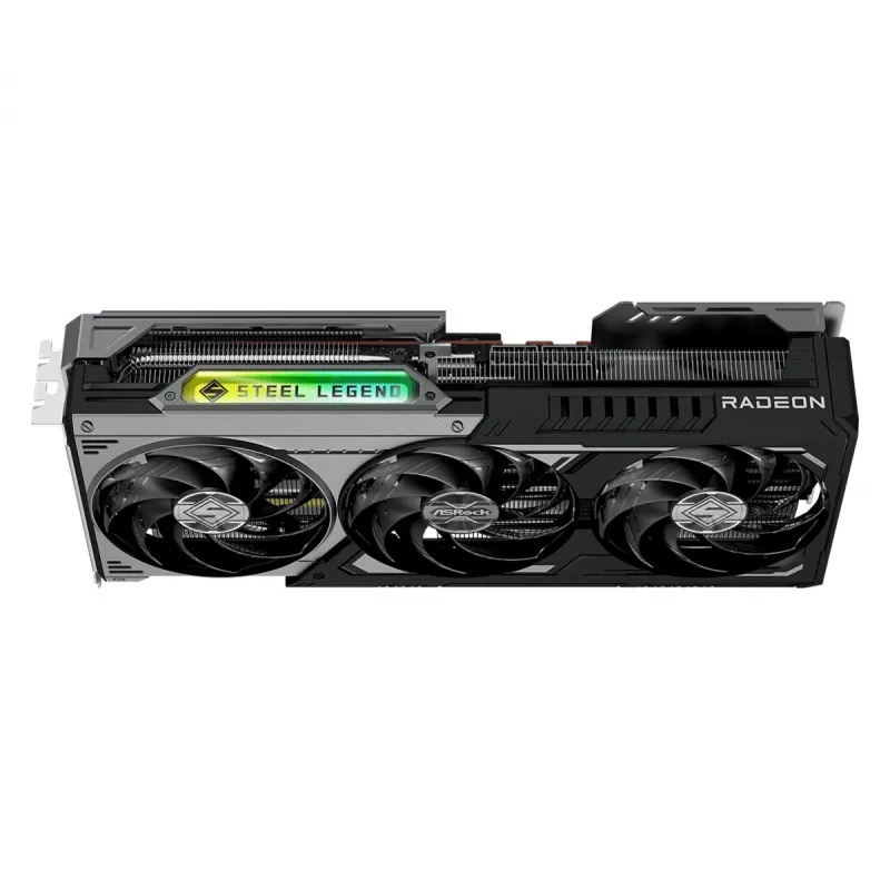 ASRock Radeon RX 9070 XT 16GB Steel Legend Dark grafická karta