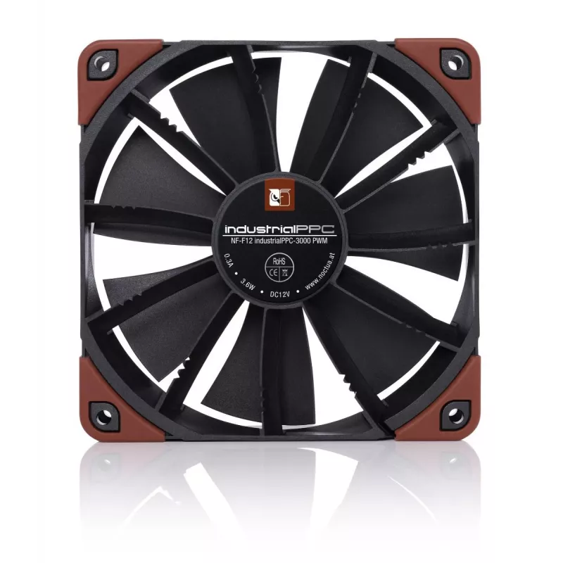 Noctua NF-F12 industrialPPC-3000 PWM 120mm ventilátor skrine