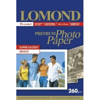 Fotopapier Lomond Premium 260 g/m² 10×15 cm Super Glossy 500 listov