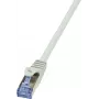 Sieťový kábel LogiLink 10 m Cat.6A RJ-45 S/FTP sivý