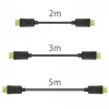 DisplayPort kábel Unitek Y-C609BK — 3 m, samec-samec, čierny