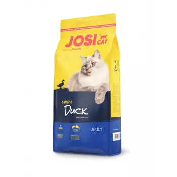 JOSERA JosiCat Crispy Duck - suché krmivo pre mačky - 10 kg