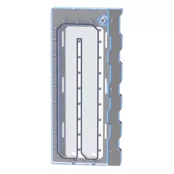 Distro Plate Triton Wraith 2.0 Elite — Distro Plate, strieborný povrch