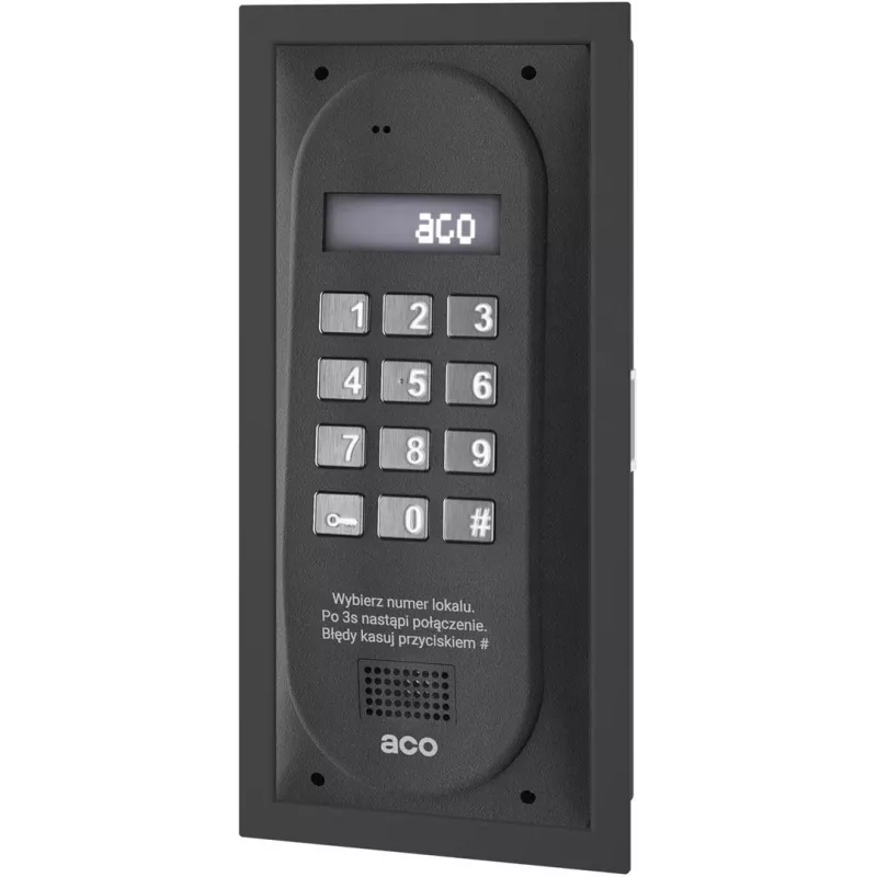ACO CDNP8ACC ST ovládací panel domáceho telefónu
