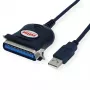 ROLINE 12.02.1092 káblový adaptér IEEE 1284 USB-A čierny (12.02.1092)