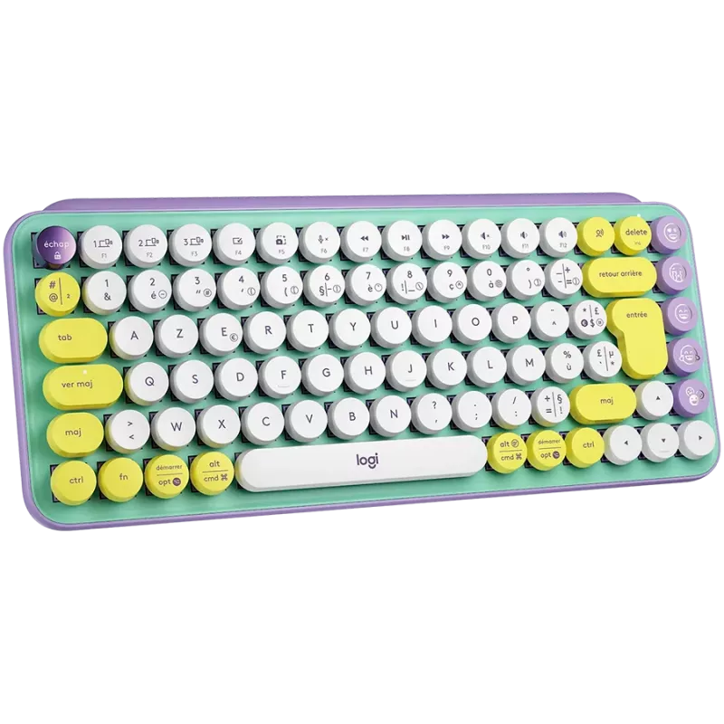 LOGITECH POP Keys Bluetooth mechanická klávesnica - DAYDREAM_MINT - NORDIC