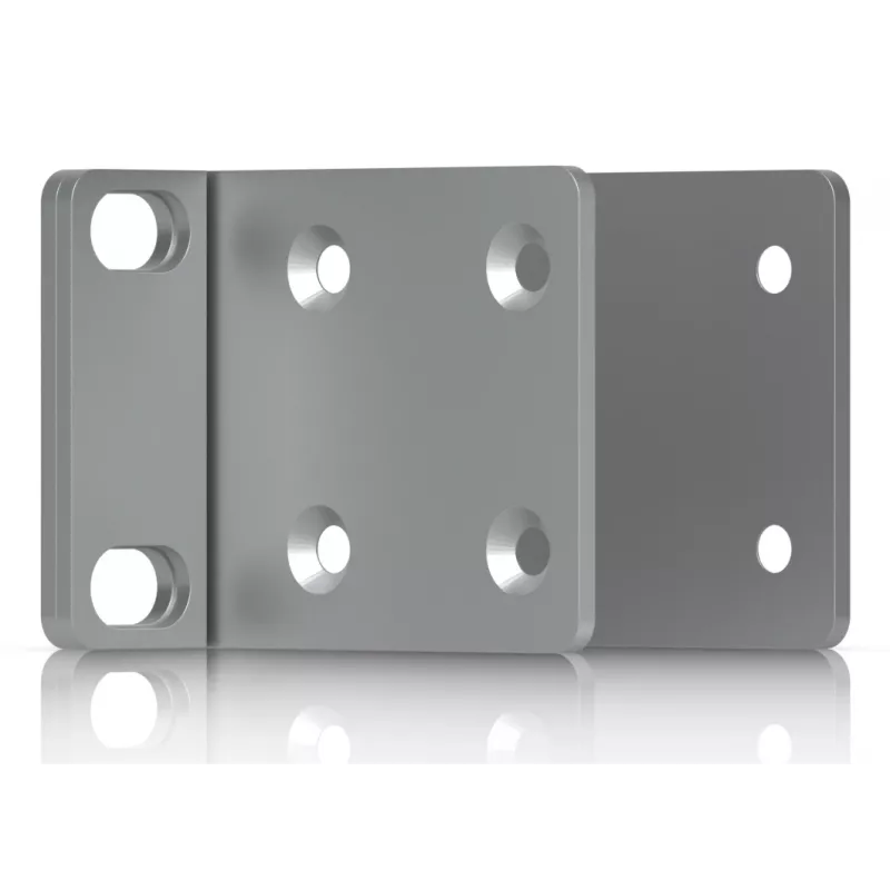 Montážna sada Ubiquiti UACC-Rack-Ear-1U sivá pozinkovaná oceľ
