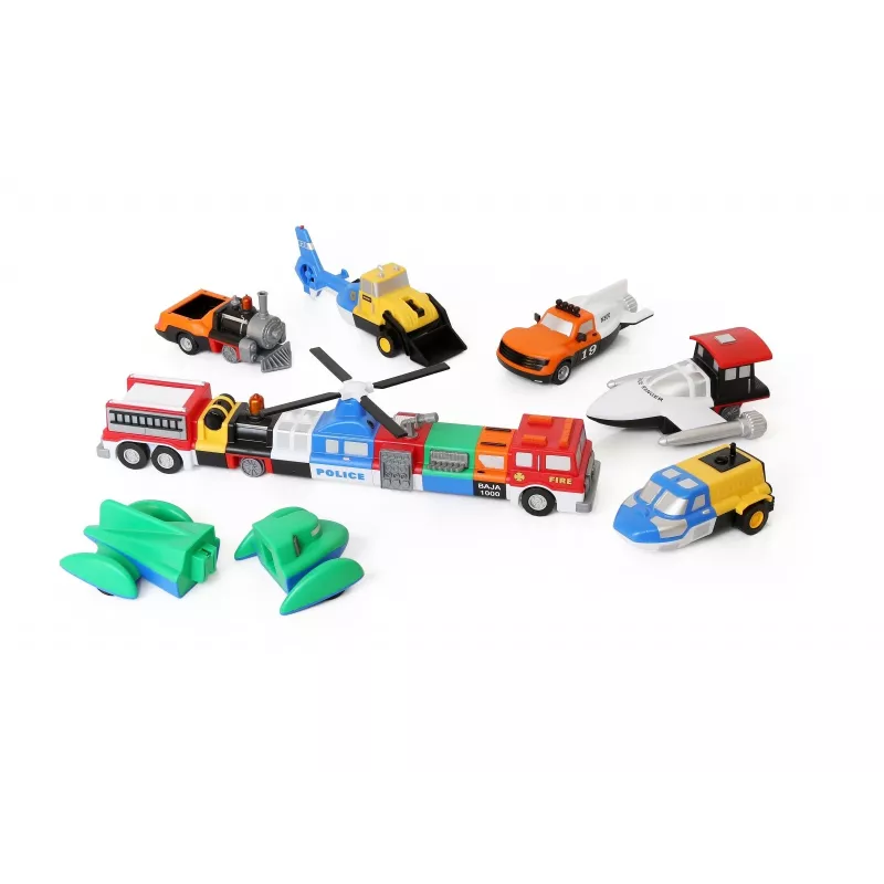 Sada vozidiel Popular Playthings Magnetic Mix or Match