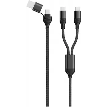 USB kábel 2GO 797367 1,2 m USB A/USB C 2 x USB C čierna